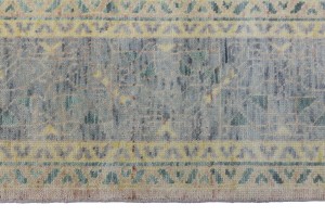 Green Geometric 10X14 Mamluk Oriental Rug