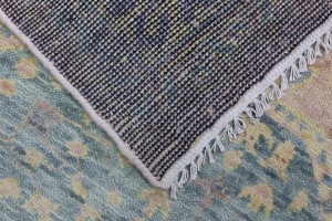 Green Geometric 10X14 Mamluk Oriental Rug