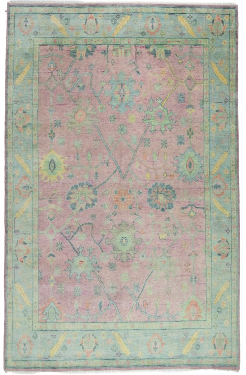 Floral Colorfast 9X15 Oushak Chobi Oriental Rug