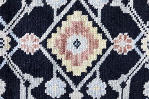 Black Floral 12X15 Chobi Oriental Rug