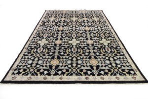 Black Floral 12X15 Chobi Oriental Rug