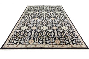 Black Floral 12X15 Chobi Oriental Rug