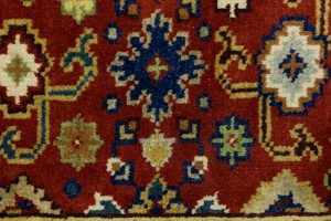 Rusty Red Floral 4X6 Indo-Mahal Oriental Rug