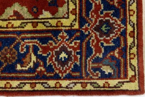 Rusty Red Floral 4X6 Indo-Mahal Oriental Rug