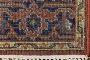 Rusty Red Floral 4X6 Indo-Mahal Oriental Rug
