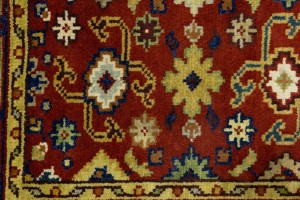 Rusty Red Floral 4X6 Indo-Mahal Oriental Rug