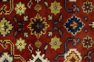 Rusty Red Floral 4X6 Indo-Mahal Oriental Rug