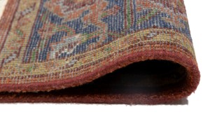 Orange-red Floral 4X6 Indo-Mahal Oriental Rug