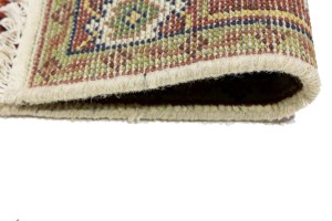 Cream Floral 3X5 Heriz Serapi Oriental Rug