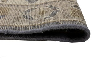 Gray Floral 12X18 Oushak Chobi Oriental Rug