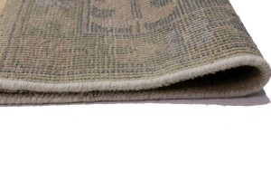 Beige Taupe Floral 10X14 Oushak Chobi Oriental Rug