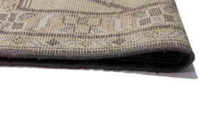 Cocoa Brown Floral 12X18 Oushak Chobi Oriental Rug