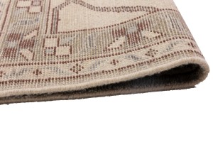 Greige Floral 12X18 Oushak Oriental Rug