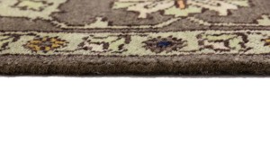 Brown Floral 10X14 Chobi Serapi Oriental Rug