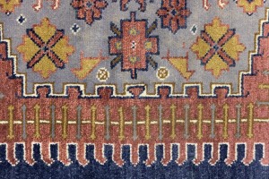 Navy Tribal 10X14 Indo-Viss Oriental Rug