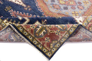 Navy Tribal 10X14 Indo-Viss Oriental Rug