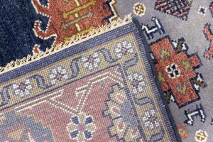 Navy Tribal 10X14 Indo-Viss Oriental Rug