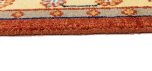 Rust Orange Floral 10X14 Heriz Serapi Oriental Rug