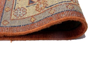 Rust Orange Floral 10X14 Heriz Serapi Oriental Rug