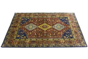 Rust Tribal 4X6 Indo-Yalameh Oriental Rug