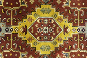 Rust Tribal 4X6 Indo-Yalameh Oriental Rug