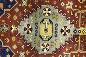 Rust Tribal 4X6 Indo-Yalameh Oriental Rug