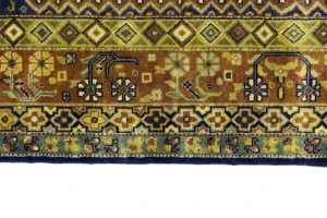 Rust Tribal 4X6 Indo-Yalameh Oriental Rug