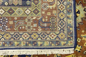 Rust Tribal 4X6 Indo-Yalameh Oriental Rug