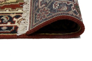 Rusty Red Geometric 3X6 Heriz Serapi Oriental Rug