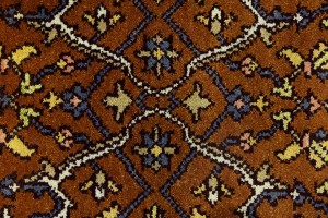 Rust Floral 2'8X6'5 Chobi Serapi Oriental Rug