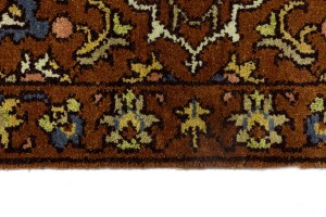Rust Floral 2'8X6'5 Chobi Serapi Oriental Rug