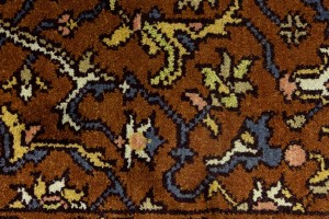 Rust Floral 2'8X6'5 Chobi Serapi Oriental Rug