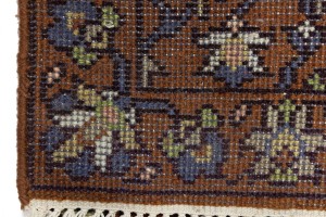 Rust Floral 2'8X6'5 Chobi Serapi Oriental Rug