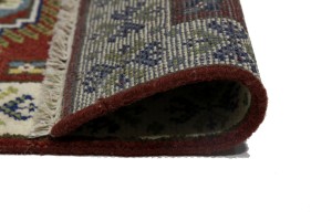 Rusty Red Tribal 2'3X6'6 Kazak Oriental Runner Rug