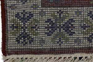Rusty Red Tribal 2'3X6'6 Kazak Oriental Runner Rug