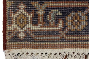 Rust Orange Floral 3X6 Heriz Serapi Oriental Rug
