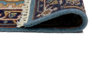 Blue Floral 3X6 Heriz Serapi Oriental Rug