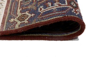 Rusty Red Floral 2'5X6'0 Heriz Serapi Oriental Runner Rug