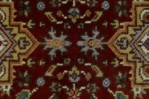 Rusty Red Floral 2'5X6'0 Heriz Serapi Oriental Runner Rug