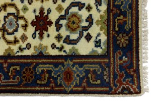 Cream Floral 3X10 Chobi Oriental Runner Rug