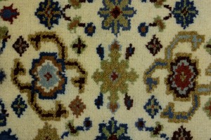 Cream Floral 3X10 Chobi Oriental Runner Rug