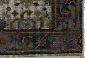 Cream Floral 3X10 Chobi Oriental Runner Rug