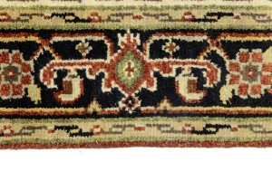 Rusty Red Geometric 4X6 Heriz Serapi Oriental Rug