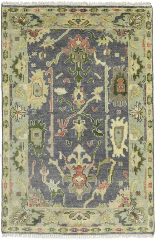 Floral Colorfast 4X6 Oushak Chobi Oriental Rug