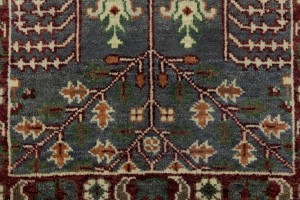 Gray Floral 3X5 Tree of Life Chobi Oriental Rug
