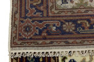 Cream Floral 3X5 Indo-Mahal Oriental Rug