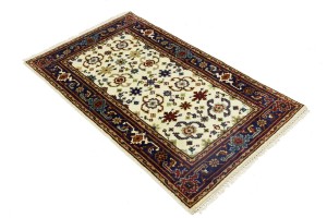 Cream Floral 3X5 Indo-Mahal Oriental Rug