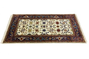 Cream Floral 3X5 Indo-Mahal Oriental Rug