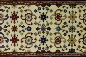 Cream Floral 3X5 Indo-Mahal Oriental Rug