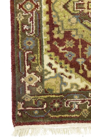 Rusty Red Floral Tribal 2X3 Heriz Serapi Oriental Rug